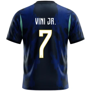 Fotbalové Dresy Brazílie Vinicius Junior #7 MS 2026 Venkovní