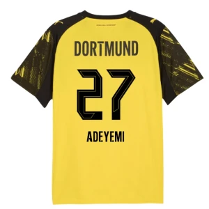Fotbalové Dresy BVB Borussia Dortmund Adeyemi #27 Domácí 2025/26