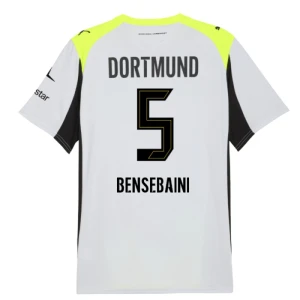 Fotbalové Dresy BVB Borussia Dortmund Bensebaini #5 Venkovní 2025/26