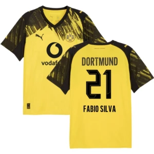 Fotbalové Dresy BVB Borussia Dortmund Fabio Silva #21 Domácí 2025/26