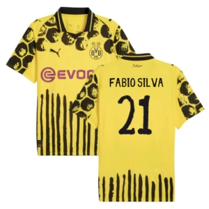 Fotbalové Dresy BVB Borussia Dortmund Fabio Silva #21 Domácí CWC Evonik 2025/26