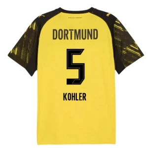 Fotbalové Dresy BVB Borussia Dortmund Kohler #5 Domácí 2025/26