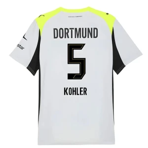Fotbalové Dresy BVB Borussia Dortmund Kohler #5 Venkovní 2025/26