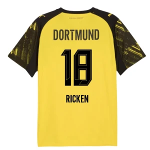 Fotbalové Dresy BVB Borussia Dortmund Ricken #18 Domácí 2025/26