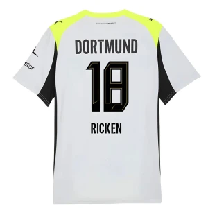Fotbalové Dresy BVB Borussia Dortmund Ricken #18 Venkovní 2025/26