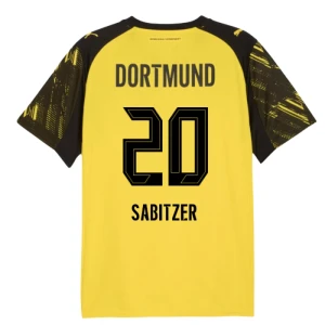 Fotbalové Dresy BVB Borussia Dortmund Sabitzer #20 Domácí 2025/26