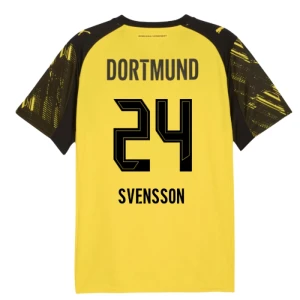 Fotbalové Dresy BVB Borussia Dortmund Svensson #24 Domácí 2025/26