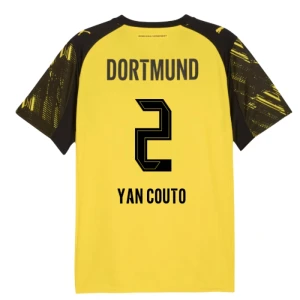 Fotbalové Dresy BVB Borussia Dortmund Yan Couto #2 Domácí 2025/26
