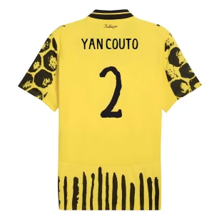 Fotbalové Dresy BVB Borussia Dortmund Yan Couto #2 Domácí CWC Evonik 2025/26