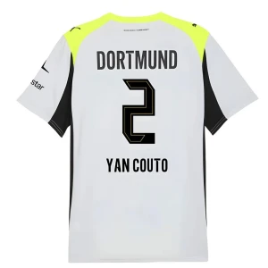 Fotbalové Dresy BVB Borussia Dortmund Yan Couto #2 Venkovní 2025/26