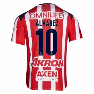Fotbalové Dresy CD Guadalajara Alvarez #10 Domácí 2025/26
