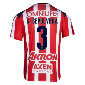 Fotbalové Dresy CD Guadalajara G. Sepulveda #3 Domácí 2025/26