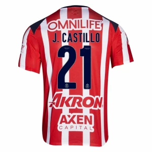 Fotbalové Dresy CD Guadalajara J. Castillo #21 Domácí 2025/26
