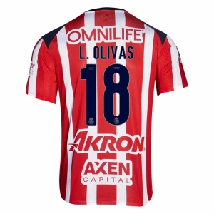 Fotbalové Dresy CD Guadalajara L. Olivas #18 Domácí 2025/26