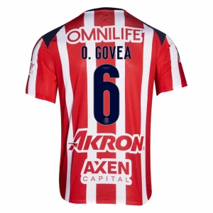 Fotbalové Dresy CD Guadalajara O. Govea #6 Domácí 2025/26