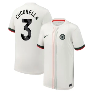 Fotbalové Dresy Chelsea FC Cucurella #3 Venkovní 2025/26