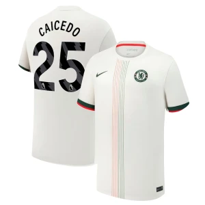 Fotbalové Dresy Chelsea FC Moisés Caicedo #25 Venkovní 2025/26