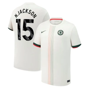 Fotbalové Dresy Chelsea FC N. Jackson #15 Venkovní 2025/26