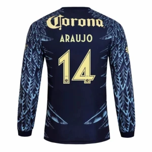 Fotbalové Dresy Club América ARAUJO #14 Venkovní 2025/26 Dlouhý Rukáv