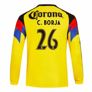 Fotbalové Dresy Club América C.BORJA #26 Domácí 2025/26 Dlouhý Rukáv