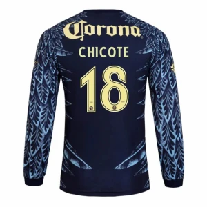 Fotbalové Dresy Club América CHICOTE #18 Venkovní 2025/26 Dlouhý Rukáv