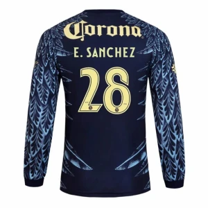 Fotbalové Dresy Club América E. SANCHEZ #28 Venkovní 2025/26 Dlouhý Rukáv