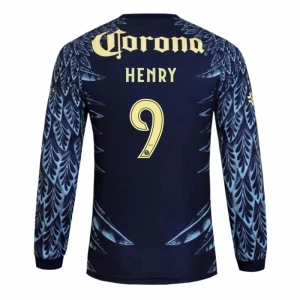 Fotbalové Dresy Club América HENRY #9 Venkovní 2025/26 Dlouhý Rukáv