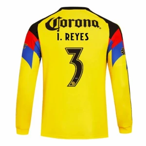 Fotbalové Dresy Club América I. REYES #3 Domácí 2025/26 Dlouhý Rukáv