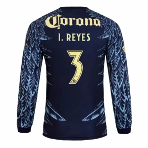 Fotbalové Dresy Club América I. REYES #3 Venkovní 2025/26 Dlouhý Rukáv