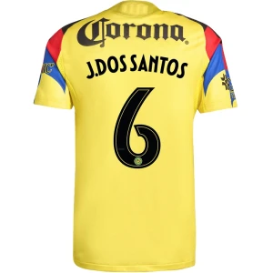 Fotbalové Dresy Club América J. Dos Santos #6 Domácí 2025/26