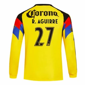 Fotbalové Dresy Club América R.AGUIRRE #27 Domácí 2025/26 Dlouhý Rukáv
