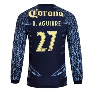 Fotbalové Dresy Club América R.AGUIRRE #27 Venkovní 2025/26 Dlouhý Rukáv