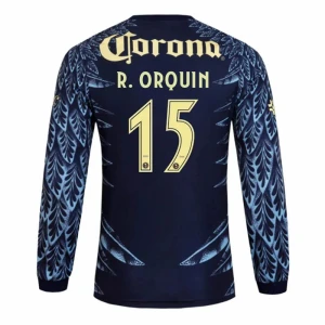 Fotbalové Dresy Club América R. ORQUIN #15 Venkovní 2025/26 Dlouhý Rukáv