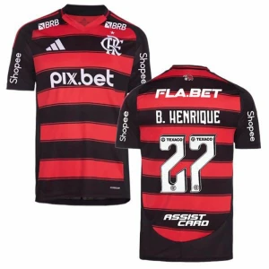 Fotbalové Dresy CR Flamengo B. Henrique #27 Domácí Sponsor 2025/26