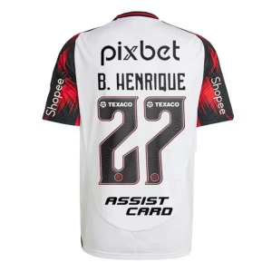 Fotbalové Dresy CR Flamengo B. Henrique #27 Venkovní Sponsor 2025/26