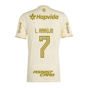 Fotbalové Dresy CR Flamengo L. Araujo #7 Třetí Sponsor 2025/26