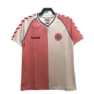 Fotbalové Dresy Dánsko 1986 Retro Venkovní