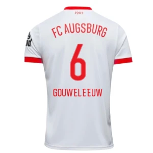 Fotbalové Dresy FC Augsburg Gouweleeuw #6 Domácí 2025/26