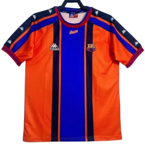 Fotbalové Dresy FC Barcelona 1997-98 Retro Venkovní