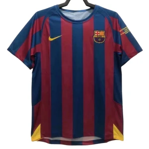 Fotbalové Dresy FC Barcelona 2005-06 Champions League Final Retro Domácí