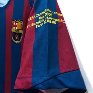 Fotbalové Dresy FC Barcelona 2005-06 Champions League Final Retro Domácí