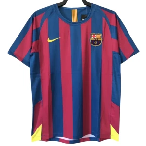 Fotbalové Dresy FC Barcelona 2005-06 Retro Domácí