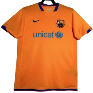 Fotbalové Dresy FC Barcelona 2006-07 Retro Venkovní