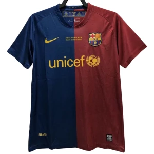 Fotbalové Dresy FC Barcelona 2008-09 Champions League Final Retro Domácí