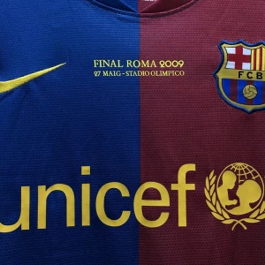 Fotbalové Dresy FC Barcelona 2008-09 Champions League Final Retro Domácí
