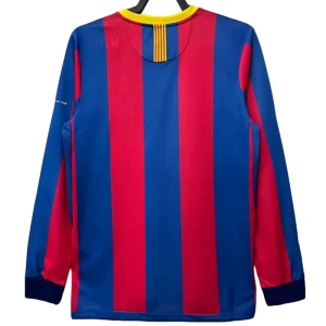 Fotbalové Dresy FC Barcelona 2010-11 Retro Domácí Dlouhý Rukáv