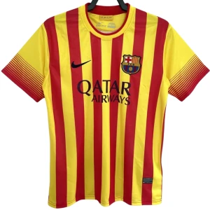 Fotbalové Dresy FC Barcelona 2013-14 Retro Venkovní