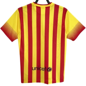 Fotbalové Dresy FC Barcelona 2013-14 Retro Venkovní