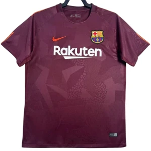 Fotbalové Dresy FC Barcelona 2017-18 Retro Venkovní
