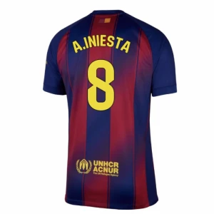 Fotbalové Dresy FC Barcelona A. Iniesta #8 Domácí 2025/26